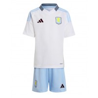 Camiseta Aston Villa Amadou Onana #24 Segunda Equipación Replica 2024-25 para niños mangas cortas (+ Pantalones cortos)